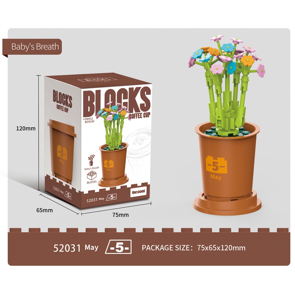 Bộ Đồ Chơi Lắp Ráp Tách Cà Phê DIY Cho Bé