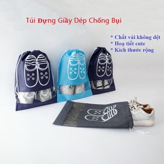 Túi Đựng Giày Chống Bẩn Siêu Tiện Lợi, Túi Cất Giày Vải Không Dệt Siêu Xinh
