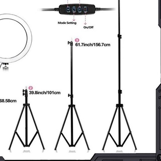 ✬ Vòng Đèn Trợ Sáng Chụp Ảnh Có Chân Tripod Liger L-3121 (210cm) Plus