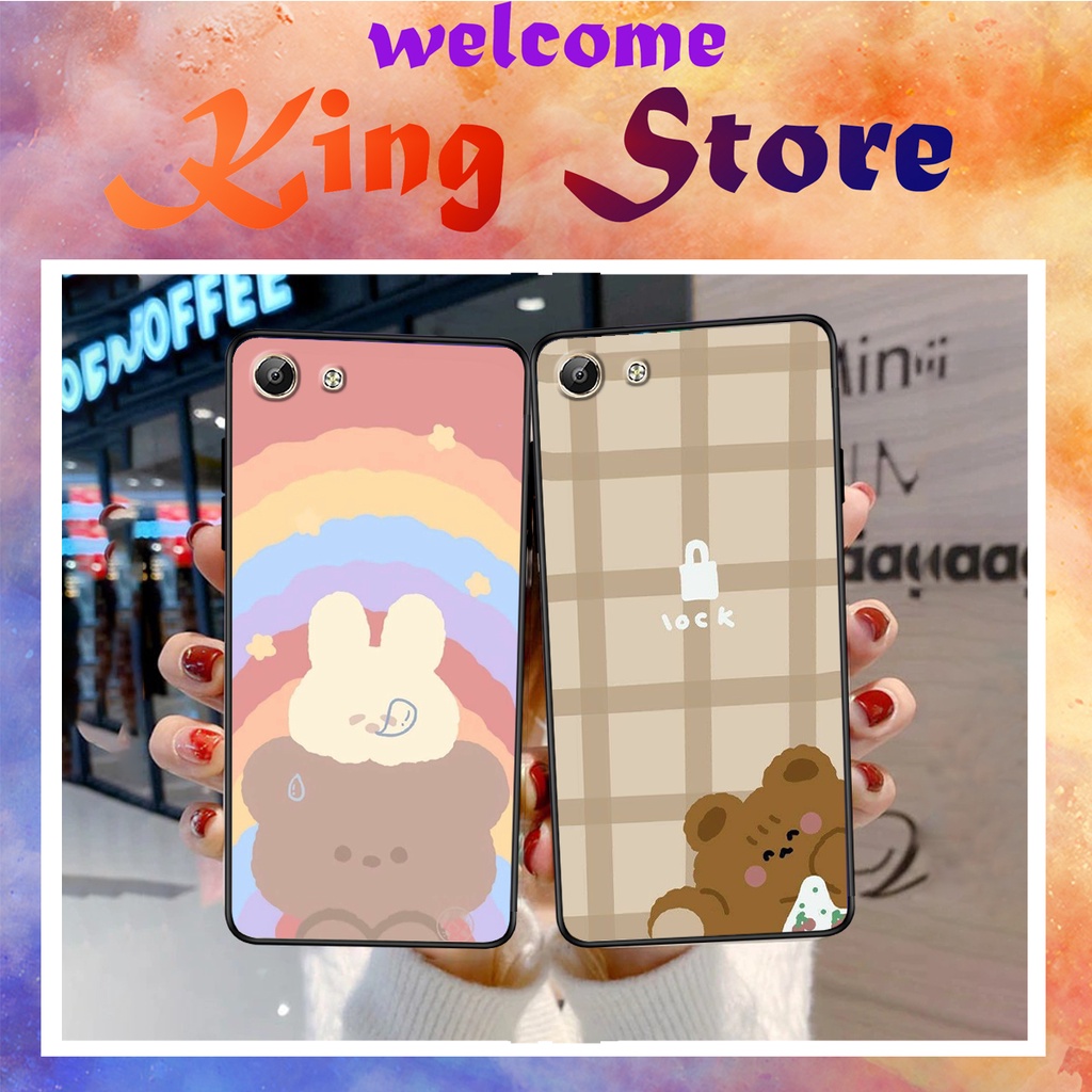 Ốp lưng Vivo Y53 - Vivo Y55 - Vivo Y62 -Vivo Y69 - Ốp in hình gấu bear ngộ nghĩnh