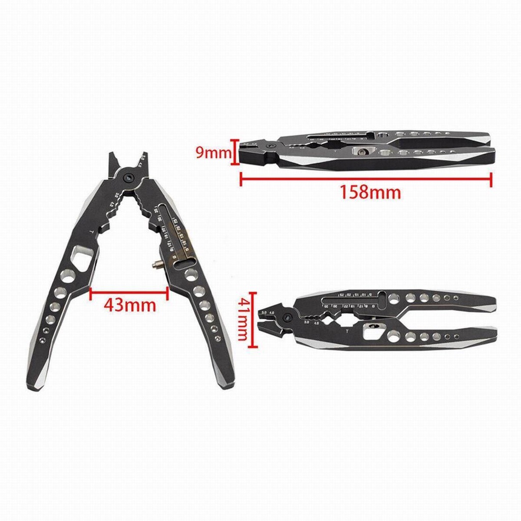 Cờ Lê Kim Loại Vặn Sửa Chữa Giảm Xóc Cho 1 / 8 1 / 10 HSP T raxxas Axial RC
