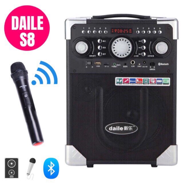 LOA KARAOKE MINI DAILE S8 hát cực hay có clip test