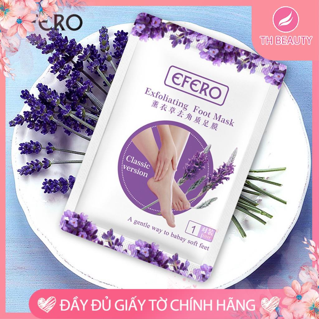 &lt;Thật 100%&gt; Mặt nạ chân Efero Dưỡng ẩm tẩy tế bào chết