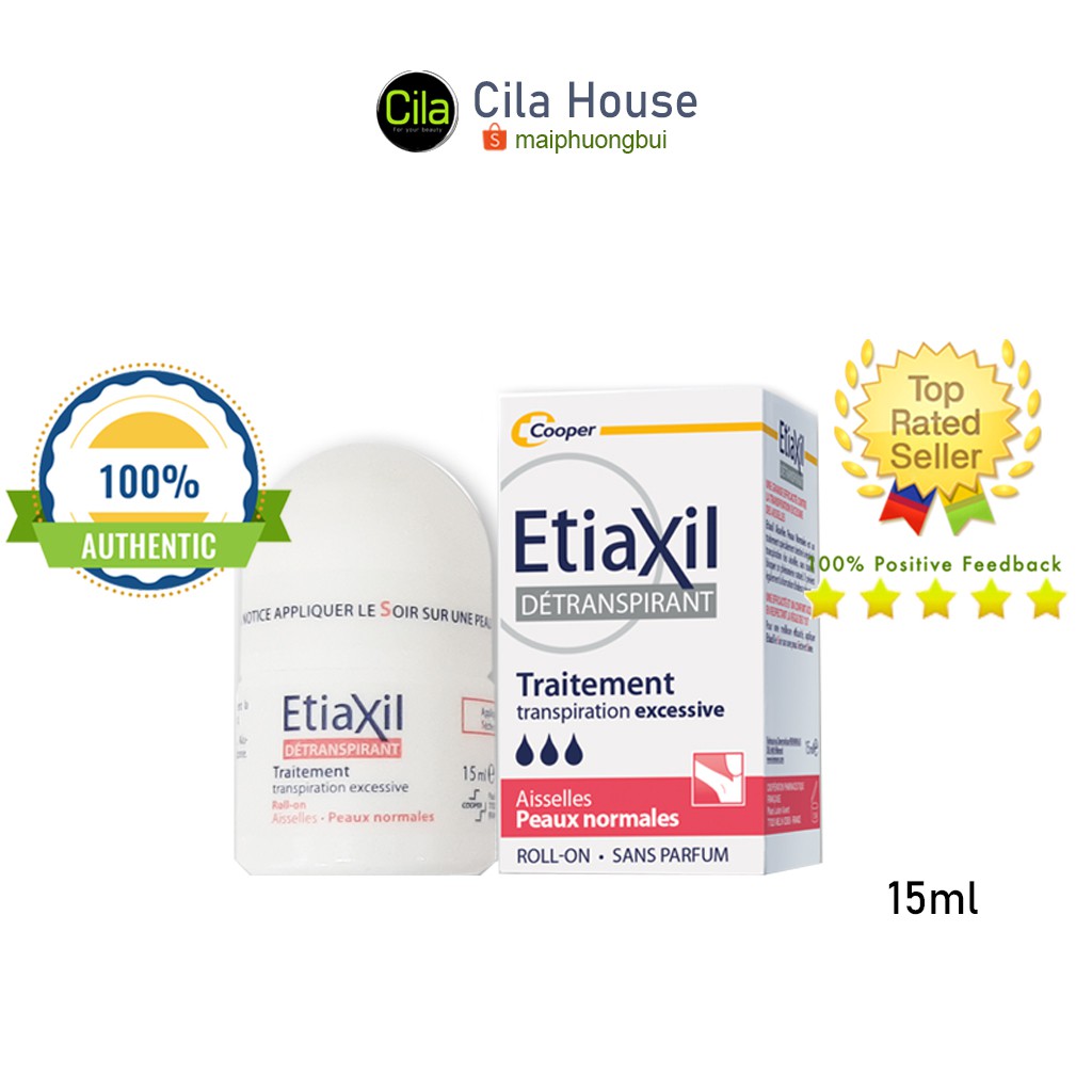 Lăn Khử Mùi Etiaxil Nội Địa Pháp 15ml - Khử Mùi, Ngăn Mồ Hôi Hiệu Quả - Cila House