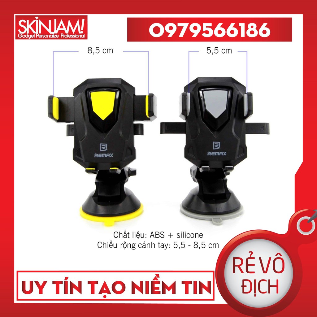 Giá đỡ điện thoại đế hút chân không trên oto Remax RM - C26