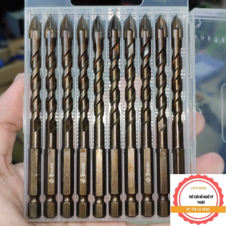 Mũi Khoan Đa Năng Chữ Thập Chân Lục Giác Phi 3mm, 4mm, 5mm, 6mm, 7mm, 8mm, 10mm, 12mm