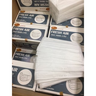 Khẩu trang y tế 4 lớp FRESH AIR (màu trắng)