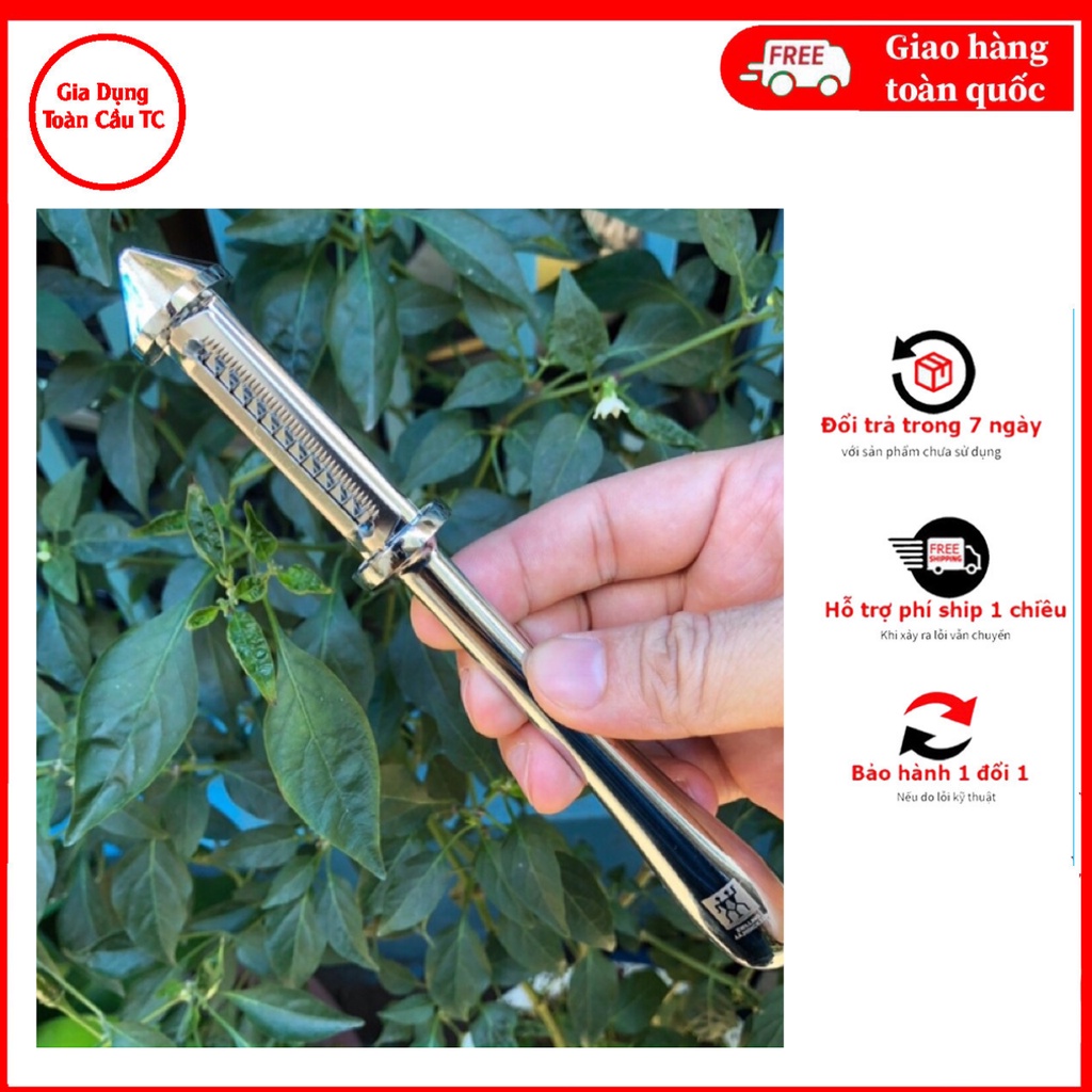 Dao Inox Cầm Tay Nạo Và Bào Sợi Rau Củ Quả Đa Năng Cực Tiện Lợi An Toàn Khi Sử Dụng Hàng Cao cấp - Đức zwillimg