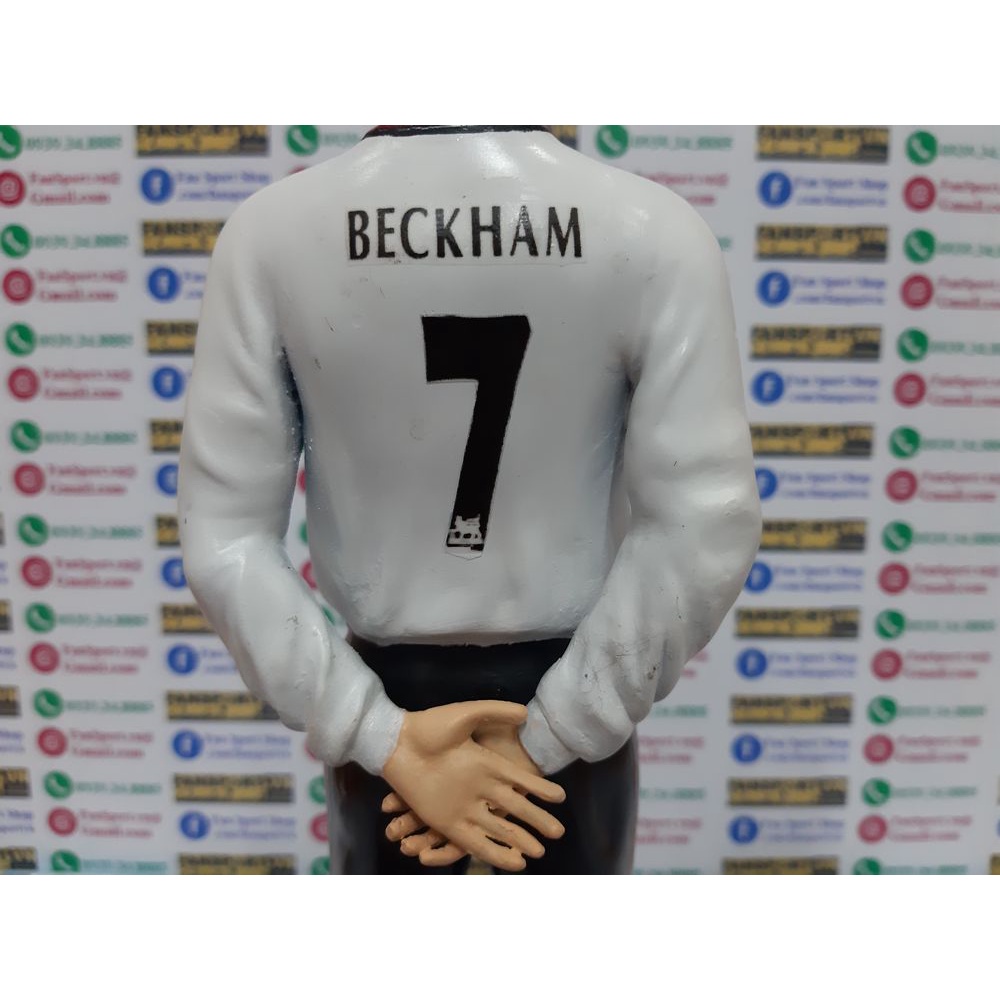 Tượng cầu thủ David Beckham 7 Manchester United 1997 1998 1999 away figure Treble