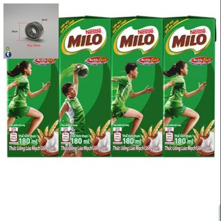 Thức uống lúa mạch uống liền nestle milo lốc 4 hộp sữa milo 180ml