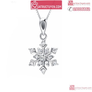 Dây chuyền bạc bông tuyết, dây chuyền bạc925 thích hợp tặng bạn gái,mẹ nhân dịp 20/10, sinh nhật
