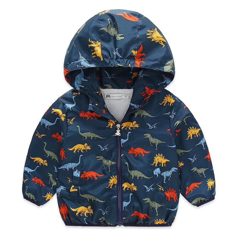 Áo khoác gió bé trai Mother Bear 10-25kg áo khoác dù trẻ em 2 lớp chất Poly chống thấm nước nhẹ kín gió có nón