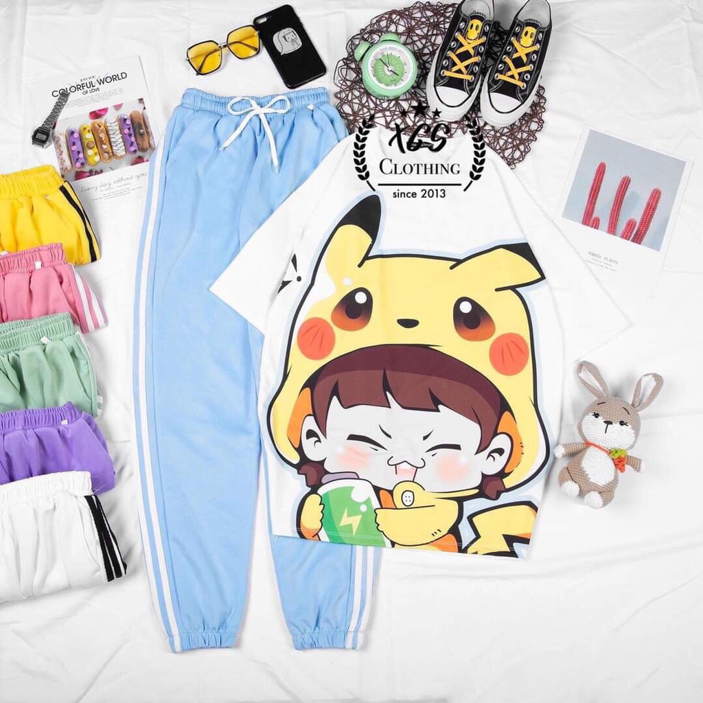 ✅✅FULL SET ÁO 3D + QUẦN JOGGER TRƠN SỌC CAO CẤP SIÊU HOT NHẤT THỊ TRƯỜNG😍😍😍 - Hàng nhập khẩu