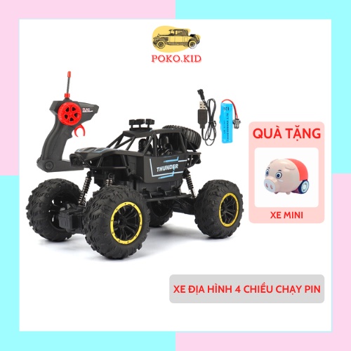 Ô tô Điều Khiển Từ Xa Rc Xe Địa Hình 4 Chiều Giá Rẻ Tỷ Lệ 1:16, 1:18 POKO KID