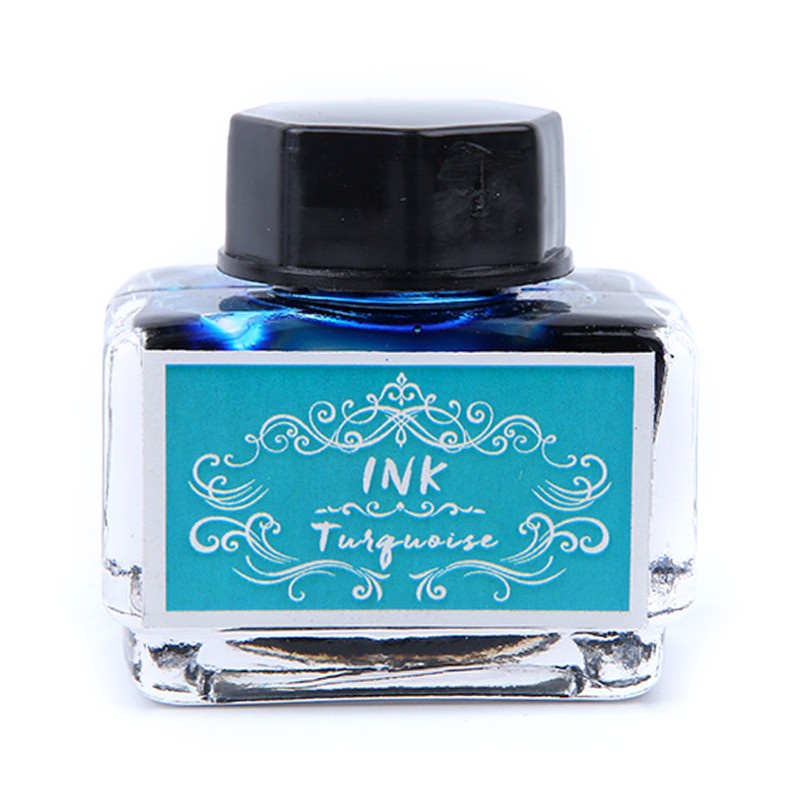 Hũ mực bút máy 15ml không carbon nhiều màu tùy chọn