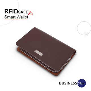 Ví cầm tay phom chữ nhật unisex bảo vệ an toàn thông tin thẻ ngân hàng IDIGO MW2-502-00