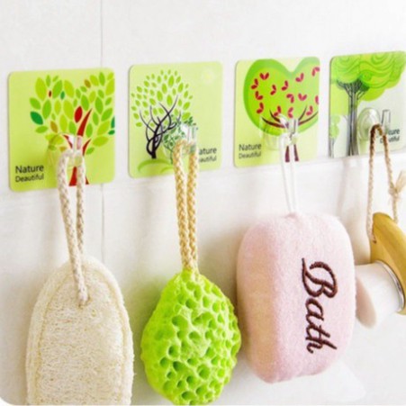 [SIÊU GIẢM GIÁ] Set 5 Móc Dán Cường Lực 3D Siêu Chắc Chắn