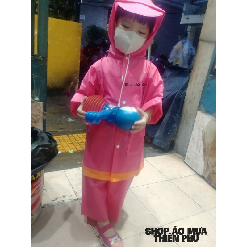 Bộ quần áo mưa cho bé - Áo mưa trẻ em