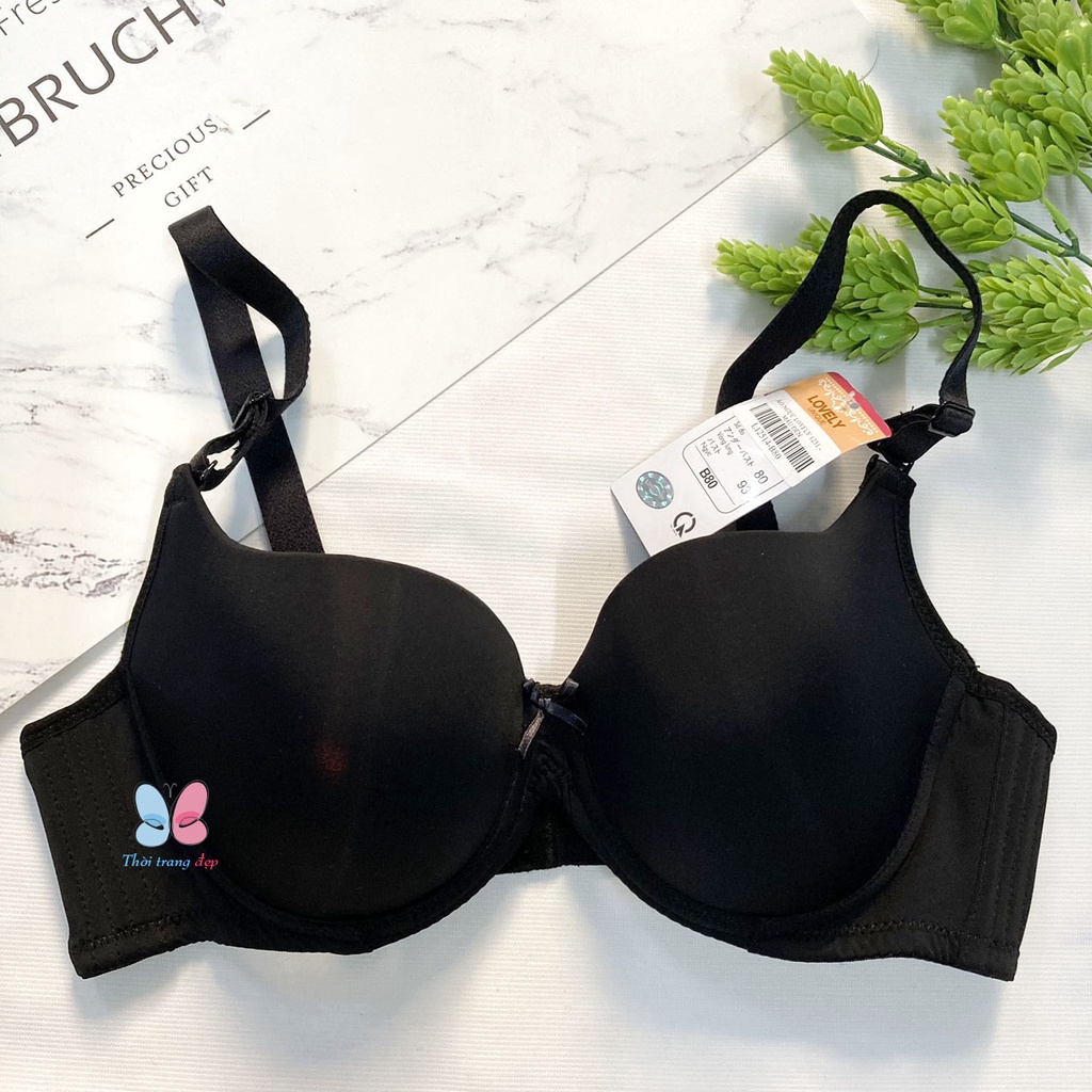 Áo ngực lovely trơn mút ép mỏng có gọng cài 3 - AL1251