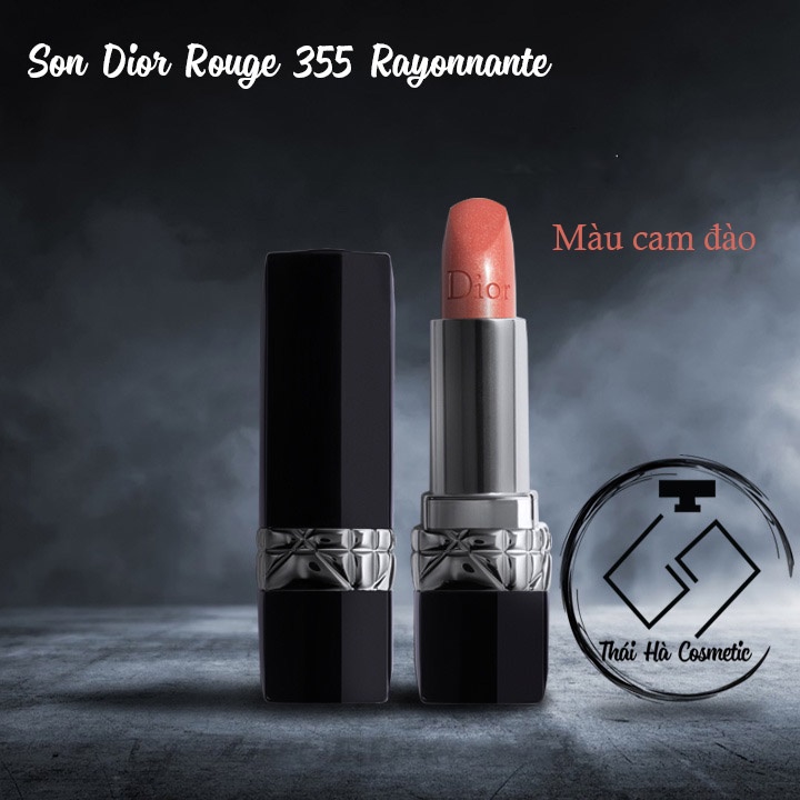 Son Dior Rouge 355 Màu cam đào Rayonnante