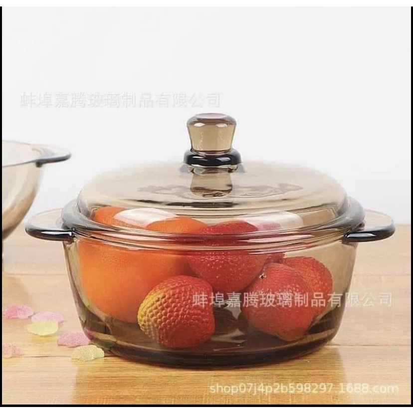 Set bát thuỷ tinh có nắp + 4 bát thuỷ tinh nhỏ siêu đáng yêu