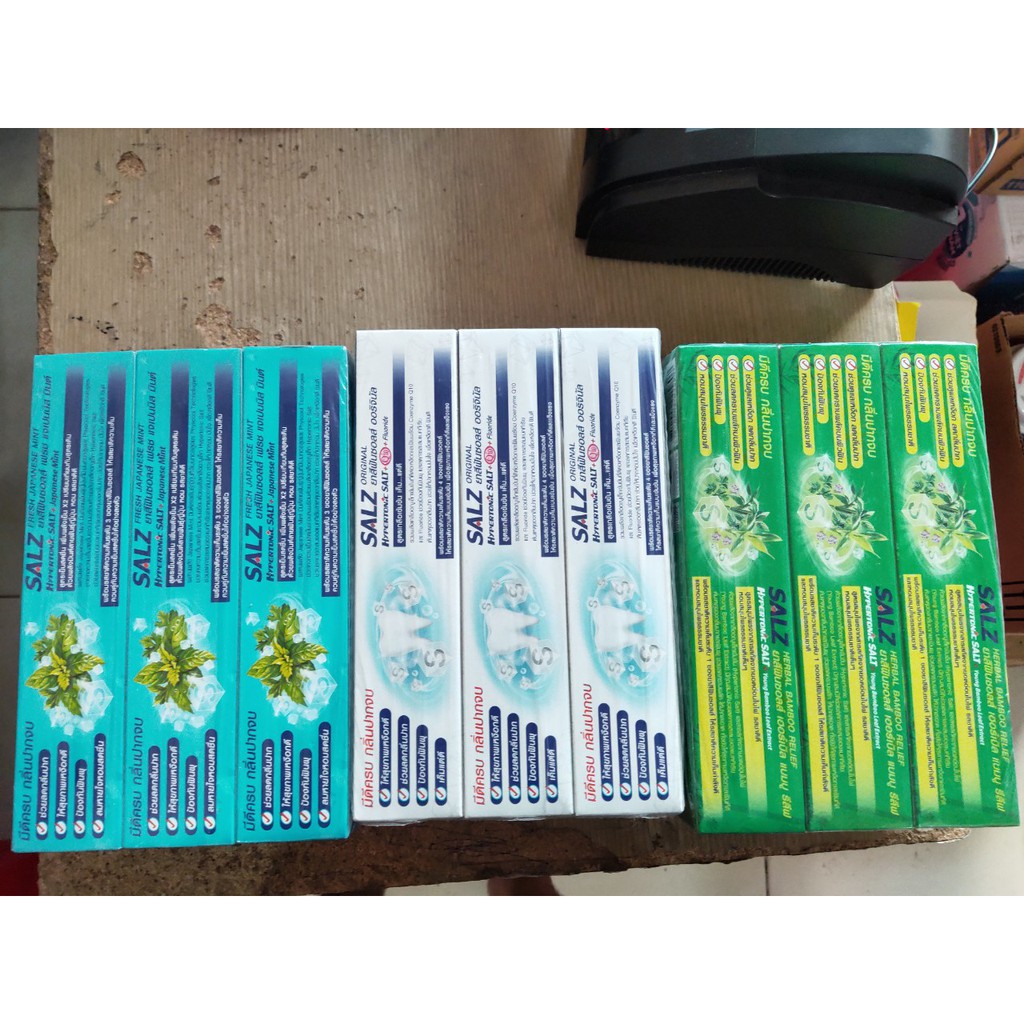 Kem đánh răng muối thảo dược Salz 160g