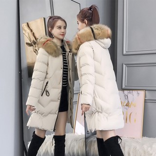 Áo phao nữ dáng dài tiểu thư