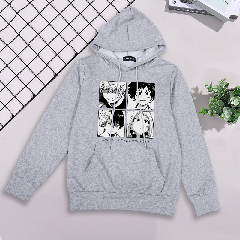 Áo hoodie in họa tiết nhân vật hoạt hình 3D My Hero Academia 9 | BigBuy360 - bigbuy360.vn