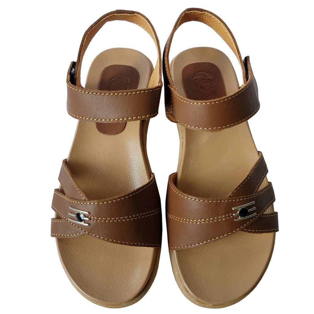 Giày Sandal Nữ Da Bò BIGBEN Cao Cấp SDN42