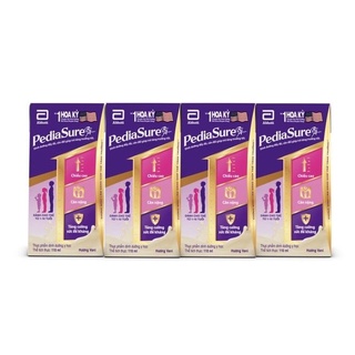 [Pack 3 Lốc 4 Hộp] Sữa Pediasure Hộp Giấy 110ml/180ml Cho Trẻ Nhẹ Cân, Thấp Còi