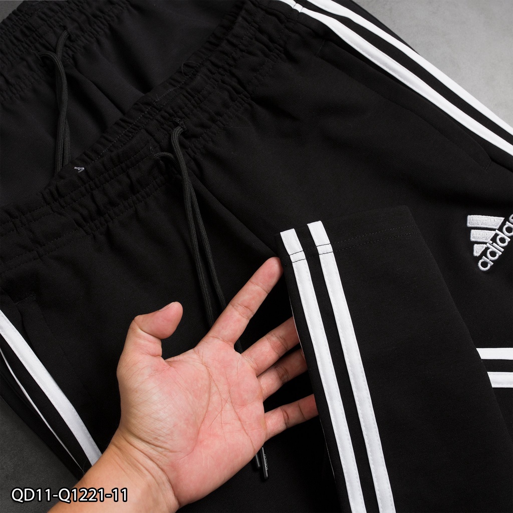 Quần dài Adidas PC gen xịn QD11 phối 3 sọc - thể thao nam VNXK