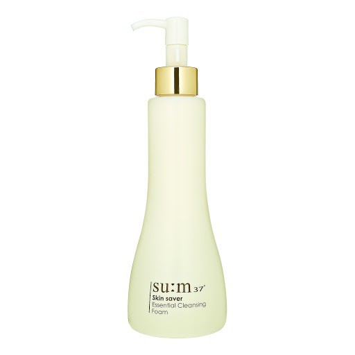 Bộ Sữa rửa mặt và tẩy trang giúp giữ ẩm da Sum37 Skin Saver Essential Cleansing Foam 350ml