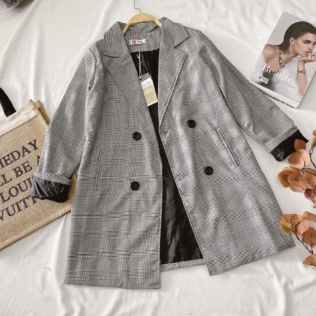 KHOÁC VEST CARO 4 NÚT