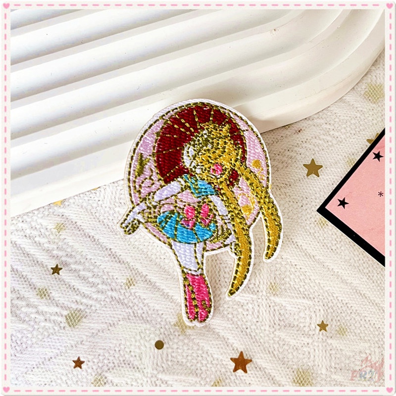 ✿ Sailor Moon Miếng Dán Trang Trí Hình Thủy Thủ Mặt Trăng Xinh Xắn ✿ 1 Miếng Dán Ủi Quần Áo Hình Nhân Vật Hoạt Hình Ngộ Nghĩnh