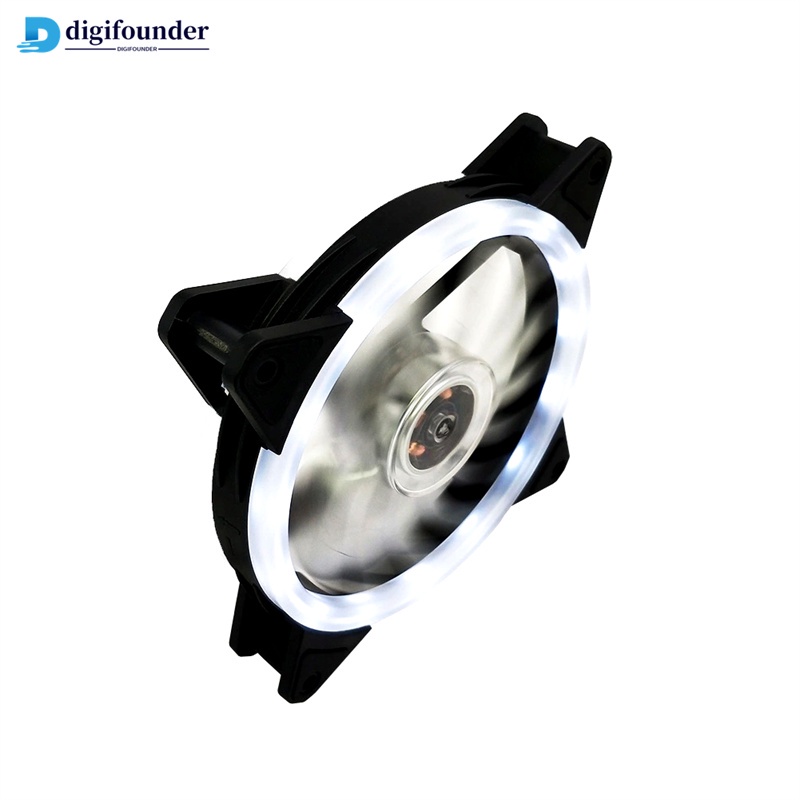 Quạt Tản Nhiệt Đèn LED 120mm 52CFM DC 12V Cho Máy Tính