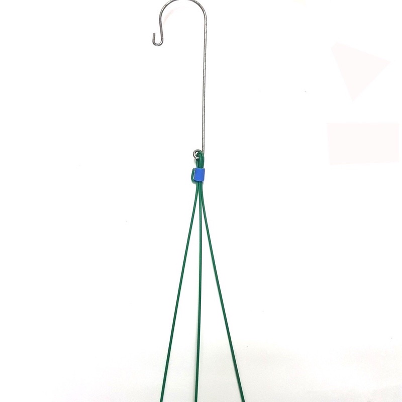 Móc Kẽm bóc nhựa Treo chậu Lan  chậu cảnh dài 80cm chống rỉ