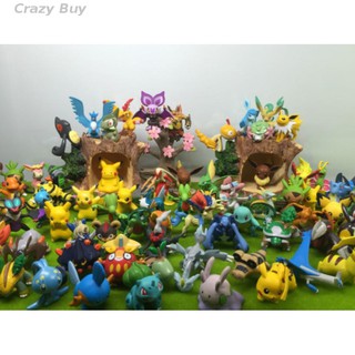 Set 144 mô hình thú Pokemon 2-3cm vui nhộn mặt nạ trung thu mô hình captain america gundam 2nd mô hình anime heo peppa