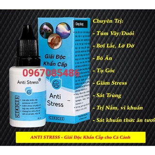 Anti stress , dưỡng cá , ngừa bệnh , phòng bệnh cho cá cảnh , anti stress