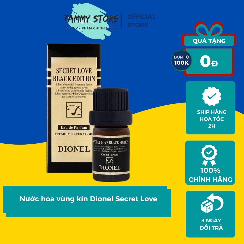 Nước hoa vùng kín Dionel Secret Love chính hãng