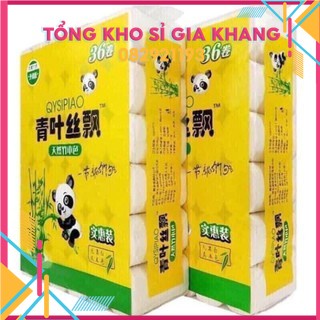 Bịch 36 cuộn giấy ăn gấu trúc cao cấp qyhuazhu