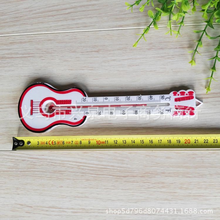 Nhiệt Kế Treo Tường Đo Nhiệt Độ Phòng HÌnh Cây Đàn