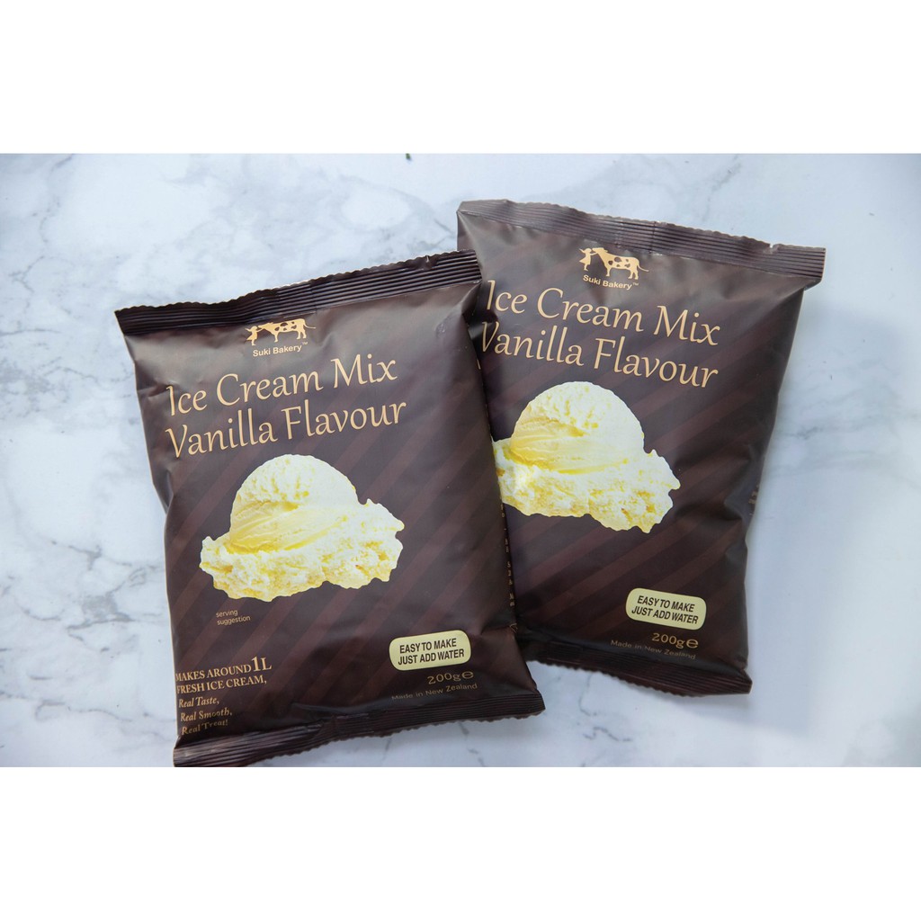 Bột Làm Kem - Bột Làm Kem New Zealand Hương Vani Suki Bakery gói 200g