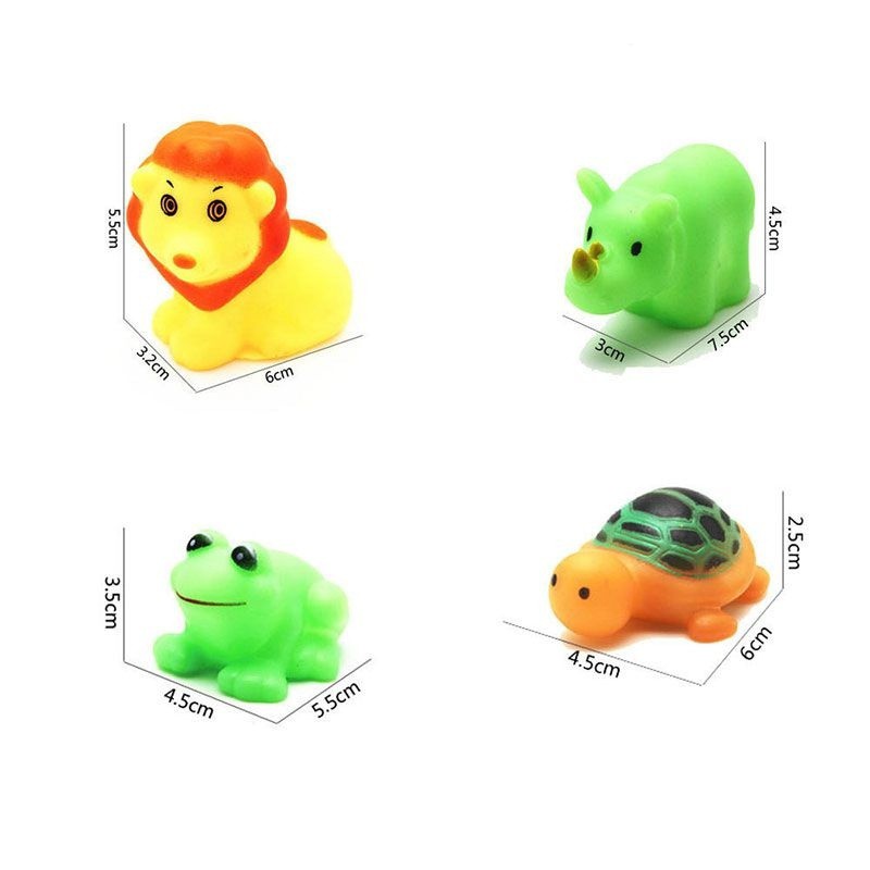 Set 13 đồ chơi phòng tắm kiểu động vật đáng yêu dành cho bé