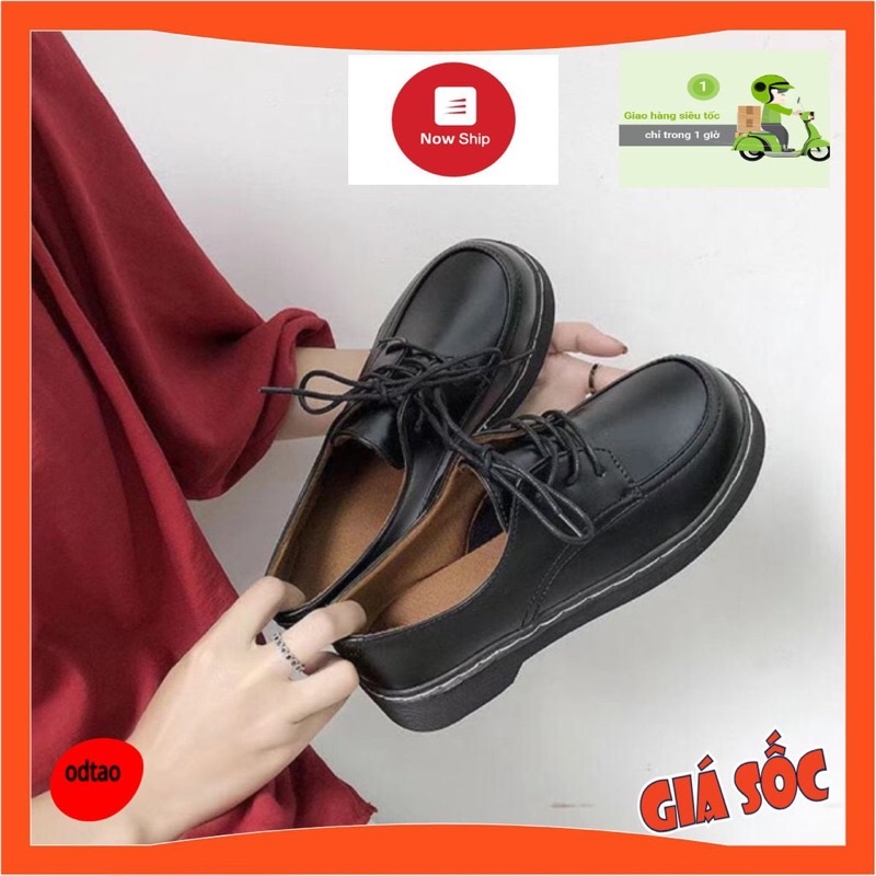 Giày Oxford da lì size 40