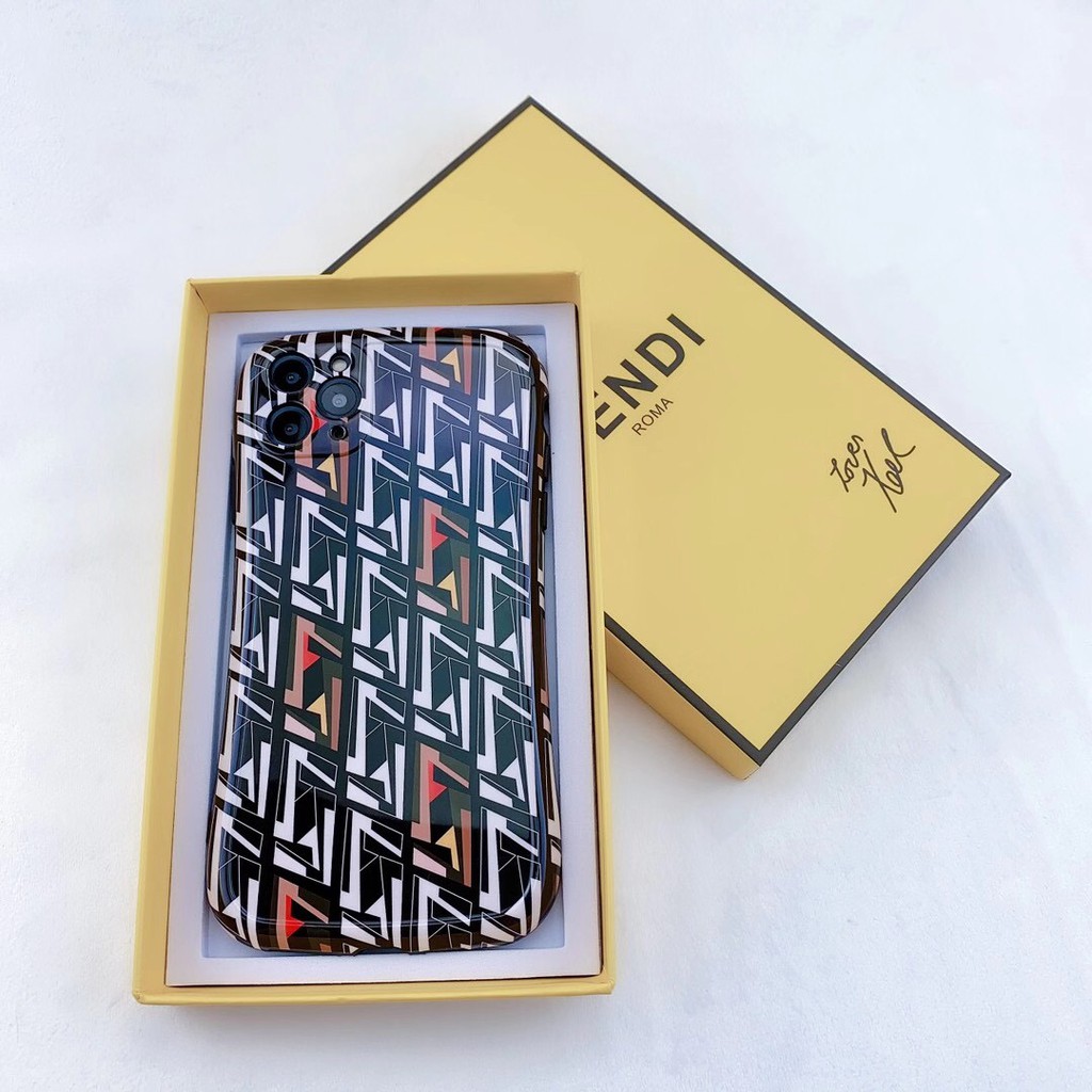FD brand fashion design, small waistline, high-quality IMD soft case, drop resistance, hot stamping luxury logo Apple phone case, suitable for iPhone12 .12prp 12proMax iphone11.11pro.11promax.iphone 8 7 6 6S Plus X XS Max xr