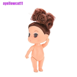 Búp Bê Em Bé Mini 9cm Có Tóc Nâu