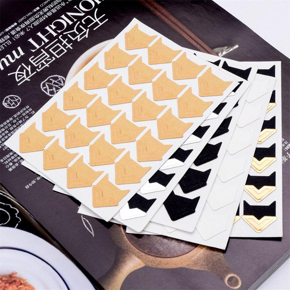 HECCEH Bộ 72 Miếng Bọc Góc Ảnh Thời Trang Vintage