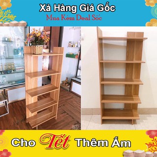 Kệ góc gỗ 5 tầng Decor trang trí nhà cửa - Gỗ MDF CHỐNG NƯỚC - BẢO HÀNH 6 THÁNG