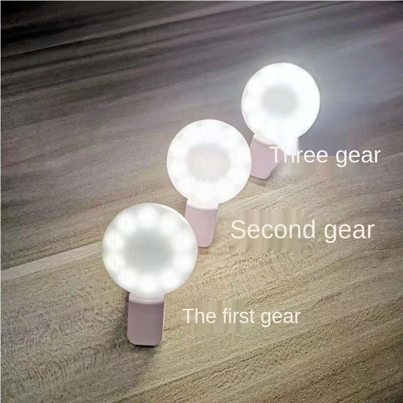 Vòng đèn LED mini hỗ trợ chụp ảnh selfie RK17 cho điện thoại thông minh