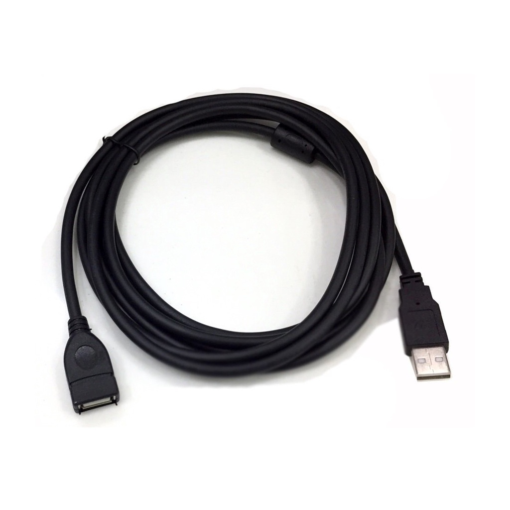 Dây cáp USB nối dài 1.5M 3M 5M màu đen dùng để nối dài cắm USB mới VNET